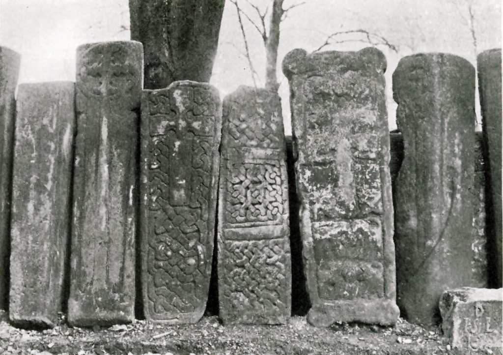 Govan School Stones insitue at Inchanan Old Kirk before moving to the new Parish Church